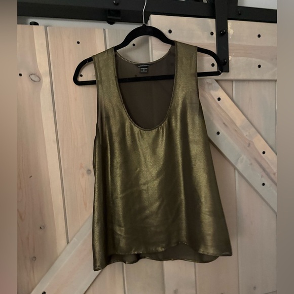 Moda International Gold and Black Sheer Camisole - Picture 4 of 6